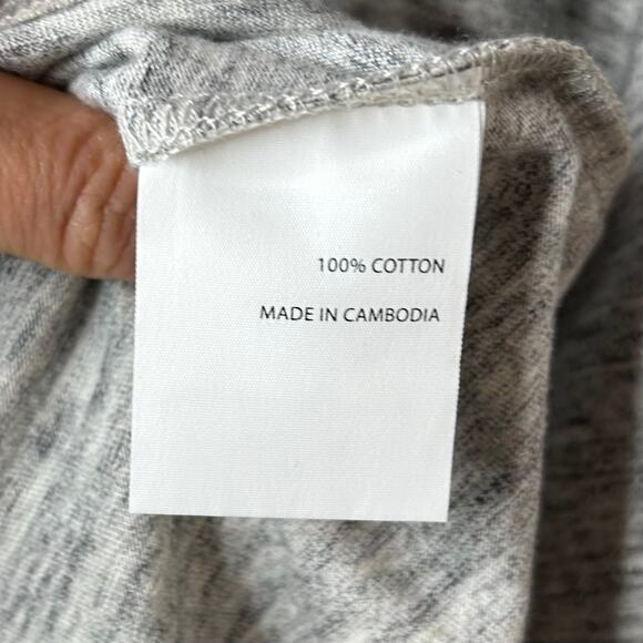 Hawker Rye V Neck T-Shirt Size L Heather Gray NWOT - Picture 5 of 8